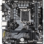 Материнская плата Gigabyte B760M H DDR4, LGA 1700, Intel B760, 2xDDR4, 4xSATA, 2xM.2, 1xPCIe 4.0 x16, 1xPCIe x1, 1xHDMI, 1xVGA, 1x 1Gb LAN, 2xUSB 2.0, 4xUSB 3.2 Gen 1, 3x3.5 мм, 7.1, Micro ATX, фото 1
