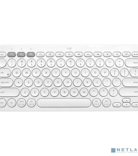 Клавиатура беспроводная Logitech K380, Bluetooth, белый