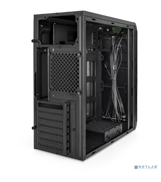 Компьютерный корпус Miditower ExeGate XP-334UC-XP400 (ATX, XP400 с вент. 12см, 1хUSB/1хUSB 3.0/1хTypeC, аудио, черный)