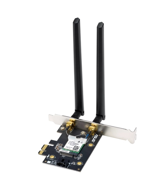 Сетевой адаптер Wi-Fi + Bluetooth Asus PCE-BE6500 BE6500 PCI Express 2ант.