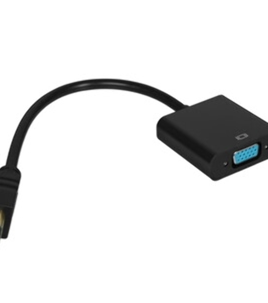 Кабель HDMI->VGA Cablexpert A-HDMI-VGA-03-6, 19M/15M + 3.5Jack, медь, позол.разъемы, 1.8м, черный, пакет