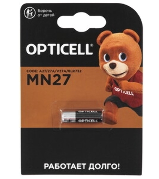 Батарея Opticell Specialty MN27 (1шт) блистер