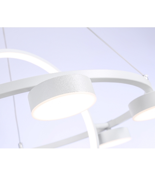 Светильник Ambrella light FL51772/2+6 WH белый 3000K/4200K/6400K 58W D600/380*1200 (ПДУ ИК)