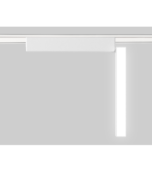 Светильник трековый светодиодный GV1483 WH белый IP20 10W 4200K 48V 230*26*80