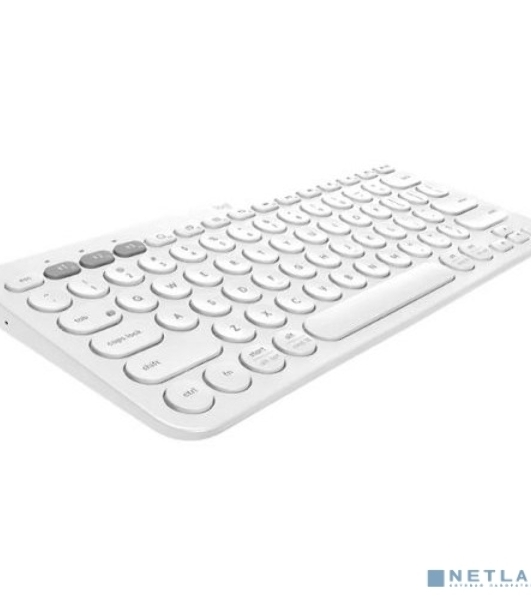 Клавиатура беспроводная Logitech K380, Bluetooth, белый