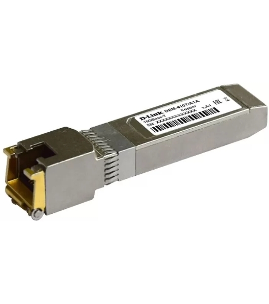 Трансивер D-Link 410T/A2A SFP+ с 1 портом 10Gbase-T (до 80 м)