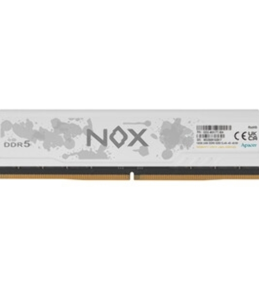 Оперативная память Apacer Nox, DDR5, 16GB (1x16 GB), 5200 MHz, CL40, DIMM, радиатор, черный
