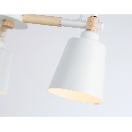 Светильник Ambrella light TR82204/3 WH/LW белый/светлое дерево E27/3 max 40W D560*430, фото8