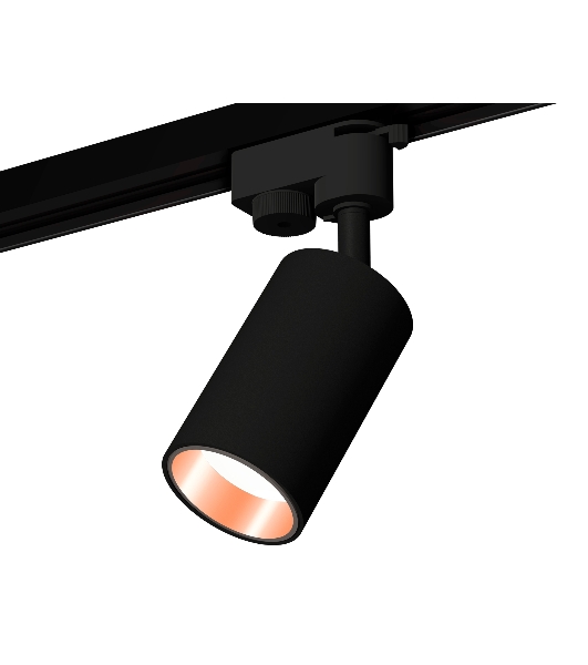 Светильник Ambrella light XT6323024 SBK/PPG черный песок/золото розовое полированное MR16 GU5.3 (A2521, C6323, N6114)