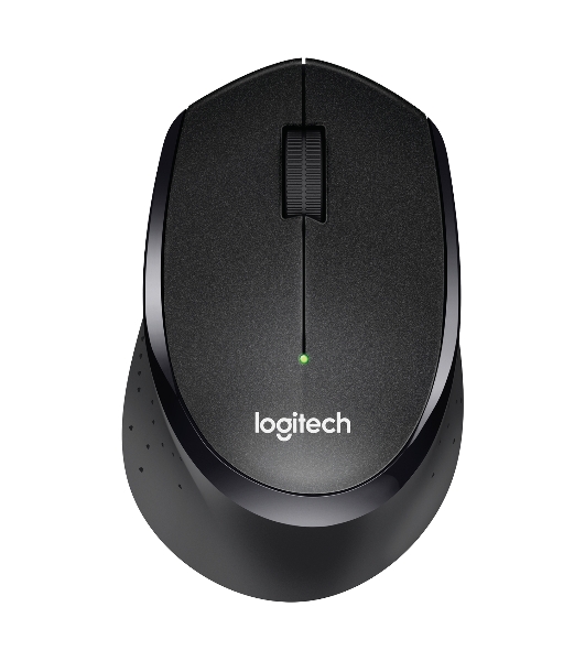 Мышь беспроводная Logitech M330 SILENT PLUS черный, 1000 dpi, радиоканал, USB, кнопки - 3