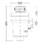 Измельчитель пищевых отходов Kuppersberg WS 550 B, High-Tech, мощность 550 Вт, 3400-3800 об/мин, защита от перегрева, авто выключение, DC мотор, шумоизоляция, уровень шума 70 дБ, черный, фото9