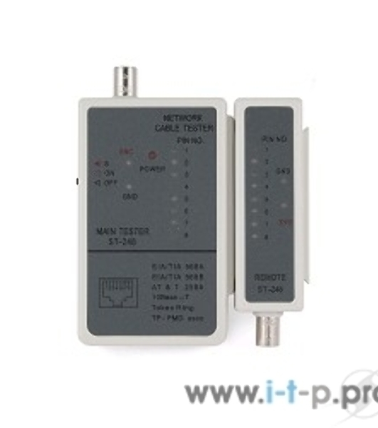 Тестер LAN Gembird NCT-1, для RJ-45, RG-58