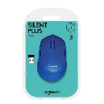 Мышь беспроводная Logitech M330 SILENT PLUS синий, 1000 dpi, радиоканал, USB, кнопки - 3, фото14