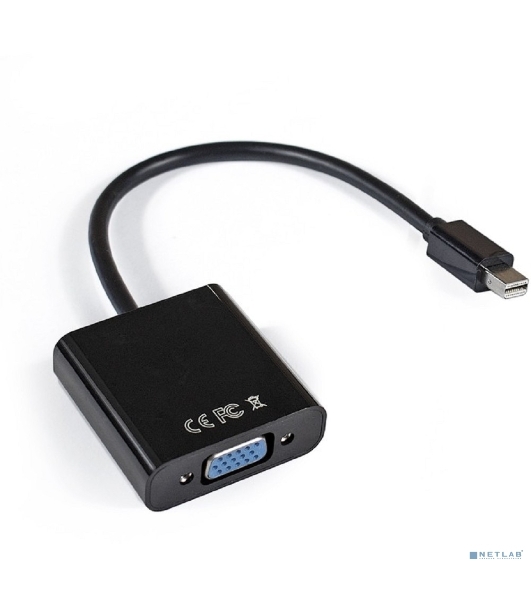 Кабель-переходник ExeGate EX284923RUS miniDisplayPort-VGA ExeGate EX-mDPM-VGAF-0.15 (mini20M/15F, 0,15м)