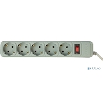 Сетевой фильтр PC Pet AP01006-E-GR 1.8м, 5 розеток, серый, фото5