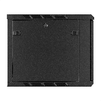 Шкаф телекоммуникационный 19' настенный 9U ExeGate EC-WM-9U.600.G.BLACK (19', 9U, 600x600x500мм (ШхГхВ), передняя дверь закаленное стекло, съемные боковые панели, пыле- и влагозащита IP23, черный RAL 9004), фото17