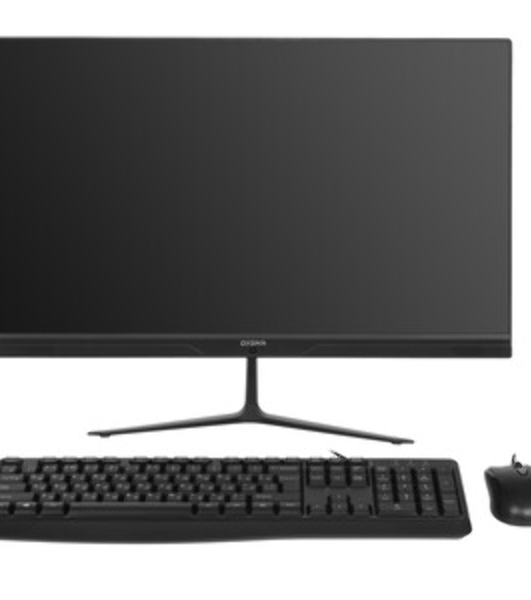 Моноблок Digma Action 23.8' Full HD N95 (1.7) 8Gb SSD 256Gb UHDG CR Windows 11 Pro GbitEth WiFi BT 60W клавиатура мышь Cam черный 1920x1080