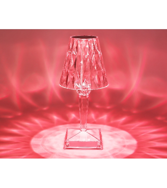Настольная светодиодная лампа Ambrella light DE8057 CL прозрачный LED RGB 3W