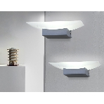 Настенный светодиодный светильник с акрилом Ambrella light FW199 SGR серый песок LED 4200K 5W 200*75*90, фото3