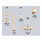 Подвесной светодиодный светильник Ambrella light LH30101 SB/TI бронза/янтарь 8W 3000K 140*140*1575, фото6