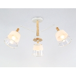 Светильник Ambrella light TR4737/3 WH/LW белый/светлое дерево E27/3 max 40W D760*350, фото6