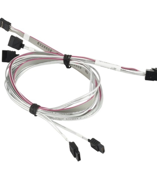 Кабель SuperMicro CBL-SAST-0556 HDmSAS-4xSATA 90/90/75/75cm