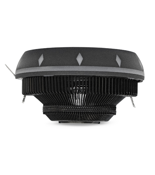 Кулер для процессора ExeGate Dark Magic EE126M-PWM.RGb черный, 120 мм, алюминий, 2000 об/мин, 24 дБ, 4 pin, 100 Вт, 65 мм