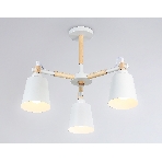 Светильник Ambrella light TR82204/3 WH/LW белый/светлое дерево E27/3 max 40W D560*430, фото6