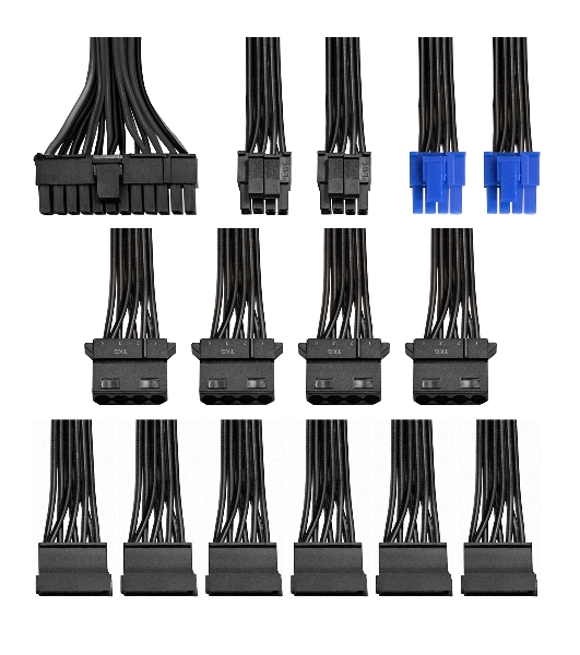 Блок питания серверный 800W Exegate (ServerPRO-2U-800ADS) APFC, унив. для 2U, 24pin, 2*8pin, 3xSATA, 5xIDE