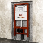 Комплект BAU 6 в 1: инсталляция BAU PRO, унитаз подвесной безободковый Bau Dream 49,5х36, сиденье дюропласт микролифт, клавиша BAU Dream, хром, фото8
