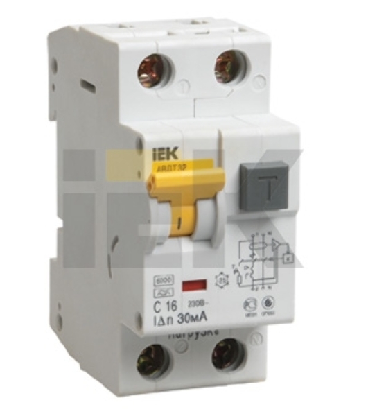 Выключатель автоматический дифференциального тока IEK MAD22-5-050-C-100 АВДТ 32 C50 100мА