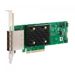 Адаптер SAS 9500-16e SGL (05-50075-00) PCIe Gen4 x8 LP, Tri-Mode SAS/SATA/NVMe 12G HBA, 16port(4*ext SFF8644), 3816 IOC, фото 1