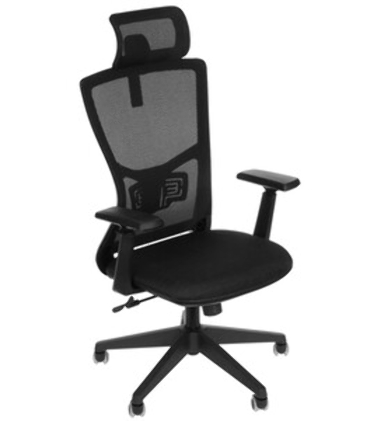 Кресло руководителя Бюрократ MC-811-H черный Elastic-102 крестов. пластик