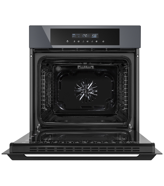 Шкаф духовой электрический Maunfeld AEOD60103G1, 60л, дверца с 3 стеклами, графит