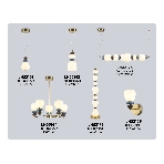 Светильник Ambrella light LH53161 SB/WH бронза/белый 8W 3000K D140*1400, фото8