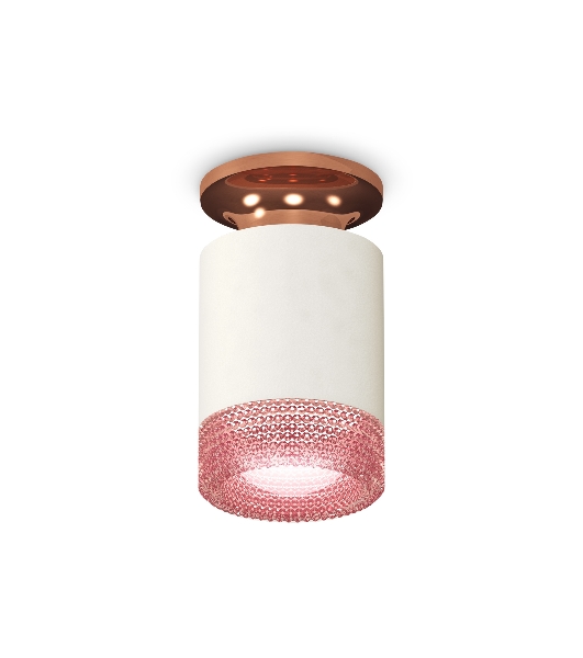 Светильник Ambrella Light XS6301202 SWH/PPG/PI белый песок/золото розовое полированное/розовы MR16 GU5.3 (N6906, C6301, N6152)