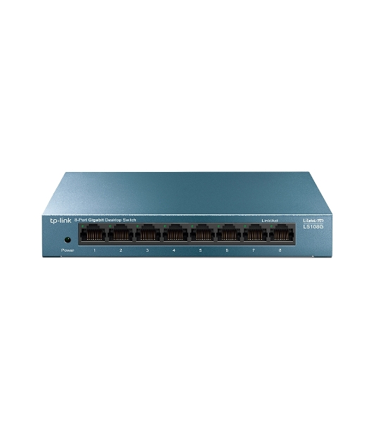 Коммутатор TP-Link LS108G 8-портовый 10/100/1000 Мбит/с настольный коммутатор SMB