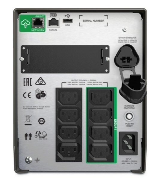 Источник бесперебойного питания APC Smart-UPS SMT1000IC/1000 ВА/700 Вт/8xIEC320 С13
