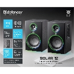 Акустическая 2.0 система Defender Solar 12 12 Вт, подсветка, BT, 230В, фото 1