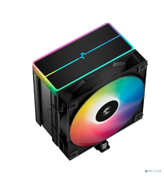 Кулер для процессора DEEPCOOL AG500 BK ARGb V2 черный 120мм алюминий+медь 1900rpm 29.4db 40pin 240W 160мм