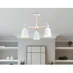 Светильник Ambrella light TR82204/3 WH/LW белый/светлое дерево E27/3 max 40W D560*430, фото3