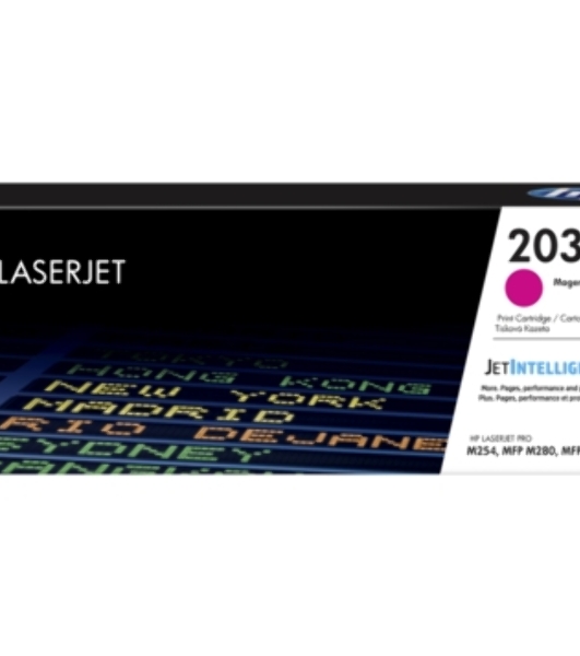 Картридж лазерный HP CF543A (HP 203A) пурпурный для HP LaserJet M254/M280/M281 1300 страниц.