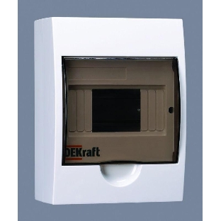 Корпус пластиковый навесной 6мод. IP41 ЩРН-П-6 DEKraft 31009DEK