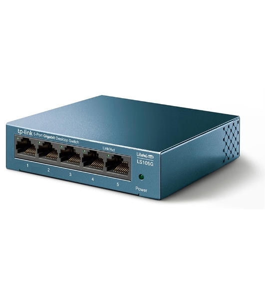 Коммутатор TP-Link 5 ports Giga Unmanagement switch, 5 10/100/1000Mbps RJ-45 ports