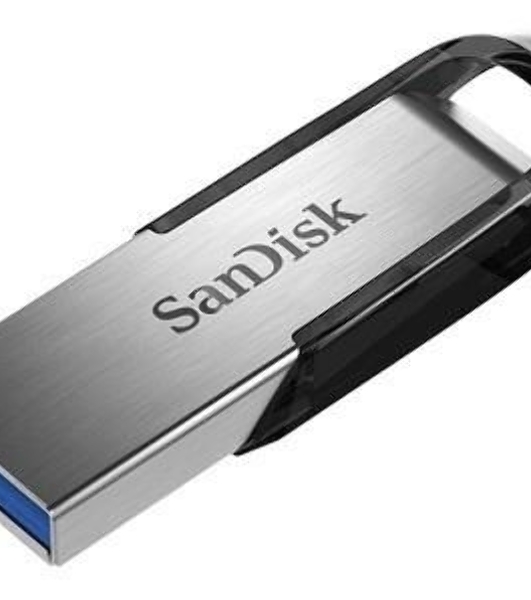 Флешка USB Sandisk CZ73 Cruzer Ultra Flair (SDCZ73-128G-G46), 128Gb, USB 3.0, R/W 150/45, серебристый/черный