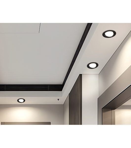 Светильник Ambrella light TN51913 BK черный GX53 max 12W D115*23