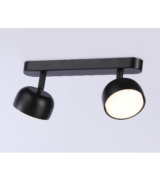 Светильник Ambrella light TN71012/2 BK черный GX53/2 max 12W 260*80*90
