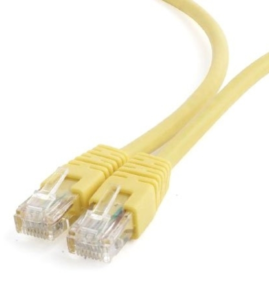 Патч-корд UTP Cablexpert cat.6, 1м, литой, многожильный, желтый