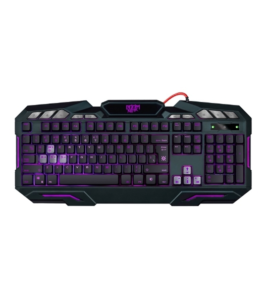 Клавиатура проводная Defender Doom Keeper GK-100DL RU, USB, черный