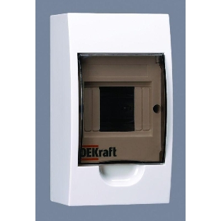 Корпус пластиковый навесной 4мод. IP41 ЩРН-П-4 DEKraft 31008DEK